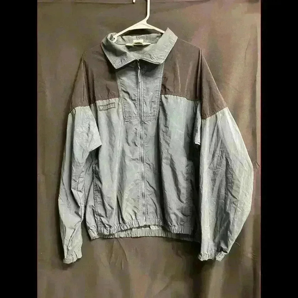 Columbia Jacket Vintage Mens Size M Green/Black